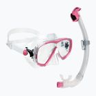 Набір для пірнання Cressi Estrella + Seal Dry clear/pink