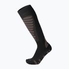 Шкарпетки лижні Mico Heavy Weight Superthermo Primaloft Merino Ski nero grigio