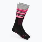 Шкарпетки гірськолижні жіночі Mico Light Weight Superthermo Natural Merino Ski nero/fucsia fluo