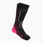 Жіночі лижні шкарпетки Mico Medium Weight Warm Control Ski black/fuchsia fluorescent