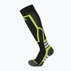 Шкарпетки лижні дитячі Mico Medium Weight Warm Control Ski nero giallo fluo