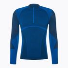 Чоловіча термоактивна кофта Mico Warm Control Zip Neck piombo