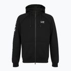 Кофта чоловіча Emporio Armani EA7 Train Logo Series Extended Logo Hoodie Fz black / white