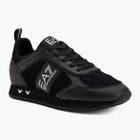 Кросівки EA7 Emporio Armani Black & White Suede triple black micropunch