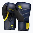 Боксерські рукавички Hayabusa T3 темно-сині/жовті
