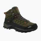 Чоловічі трекінгові черевики CMP Rigel Mid Wp olive/flame