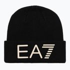 Шапка зимова EA7 Emporio Armani Mountain Logo Series Big Beanie black