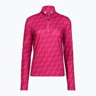 Кофта лижна жіноча EA7 Emporio Armani Pure Powerstretch T-Top Half Zip fancy vivacious mono