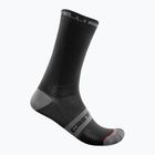 Чоловічі велосипедні шкарпетки Castelli Superleggera T 18 чорні