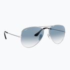 Окуляри сонцезахисні Ray-Ban Aviator Classic silver/light blue