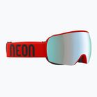 Лижні окуляри Neon Beam red/mirror steel