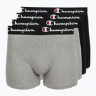 Боксерки чоловічі Champion Trunk Knit oxford grey melange/oxford grey melange/black