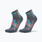 Шкарпетки жіночі UYN Trekking Approach Low Cut 2 pack grey/turquoise