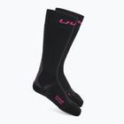Шкарпетки гірськолижні жіночі UYN Ski One Alpine Merino black/pink
