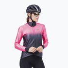 Куртка велосипедна жіноча Alé Gradient rosa fl nero/fl.pink black