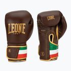 Рукавиці боксерські LEONE 1947 Italy '47 black/white/brown