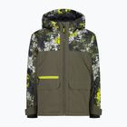 Куртка лижна дитяча CMP 36W0714P Fix Hood olive/acido