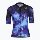 Футболка велосипедна жіноча Castelli Cosmic Vortex multicolor violet blue