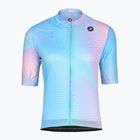 Футболка велосипедна жіноча Castelli Cosmic Vortex multicolor pink green