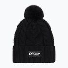 Шапка зимова Oakley Harper Pom Beanie black/white logo