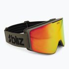 Окуляри гірськолижні Bliz G001 matte camo green/brown/red multi