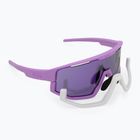 Окуляри сонцезахисні Bliz Fusion matte purple/grey purple mirror