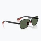 Окуляри сонцезахисні Ray-Ban Rb8336M Scuderia matt black/dark green