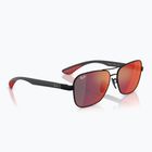 Окуляри сонцезахисні Ray-Ban Rb8336M Scuderia matt black/dark grey mirror blue/red