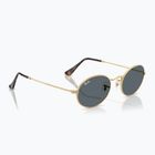 Окуляри сонцезахисні Ray-Ban Oval arista gold/blue