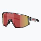Окуляри сонцезахисні Bliz Vision transparent dark grey/brown red multi