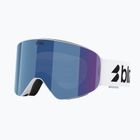 Окуляри лижні Bliz Flow matte white/brown/blue multi