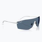 Окуляри сонцезахисні Ray-Ban Alix Bio-Based silver/dark blue