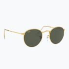 Окуляри сонцезахисні Ray-Ban Round Metal gold/green g-15