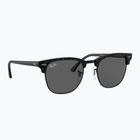 Окуляри сонцезахисні Ray-Ban Clubmaster Marble black/dark grey