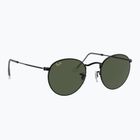 Окуляри сонцезахисні Ray-Ban Round Metal black/green g-15