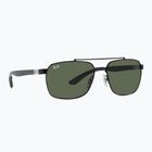 Окуляри сонцезахисні Ray-Ban RB3701 black/dark green