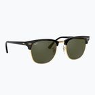 Окуляри сонцезахисні Ray-Ban Clubmaster Classic black/gold/green g-15