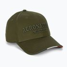 Чоловіча бейсболка Aeronautica Militare Basic з металевим орлом військово-зеленого кольору
