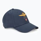 Чоловіча бейсболка Aeronautica Militare бавовняна з логотипом синя темно-синя