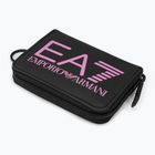 EA7 Гаманець на блискавці Emporio Armani Train Zip Around чорний/цикламен