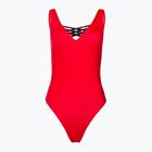 Жіночий злитий купальник EA7 Emporio Armani Water Sports BW Tape rosso