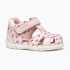 Сандалі дитячі Geox Zapito light pink/white