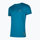 Футболка  чоловіча La Sportiva Climbing on the Moon turchese/giallo