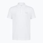 Футболка поло чоловіча EA7 Emporio Armani Core Identity Polo white / silver logo