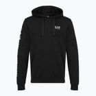 Кофта чоловіча Emporio Armani EA7 Train Logo Series Extended Logo Hoodie black / white