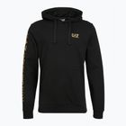 Кофта чоловіча Emporio Armani EA7 Train Logo Series Extended Logo Hoodie black / gold
