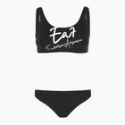 Купальник роздільний жіночий EA7 Emporio Armani Maxi Logo Bikini Top black