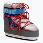 Черевики зимові жіночі Moon Boot Icon Low Space Racing silver/blue/red