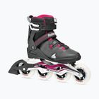 Ролики жіночі Rollerblade Macroblade 90 W black/burgundy/ocean green
