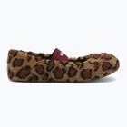 Капці жіночі Moon Boot Fleece Ballerina Leopard cognac/cocoa